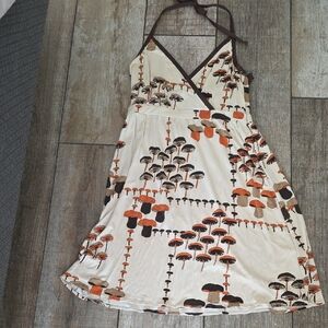 JB by Julie Brown Cream and Orange Mini Dress